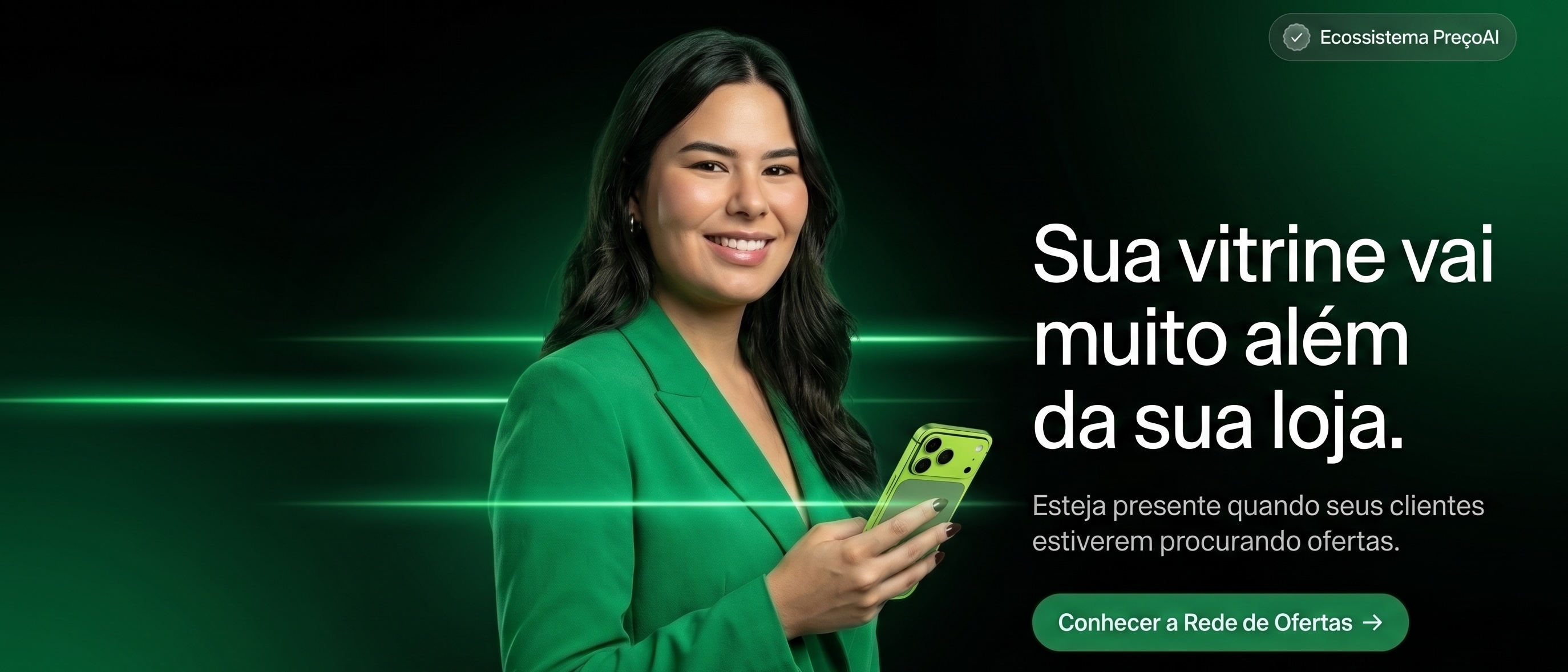Como funciona a Rede de Ofertas PreçoAI.